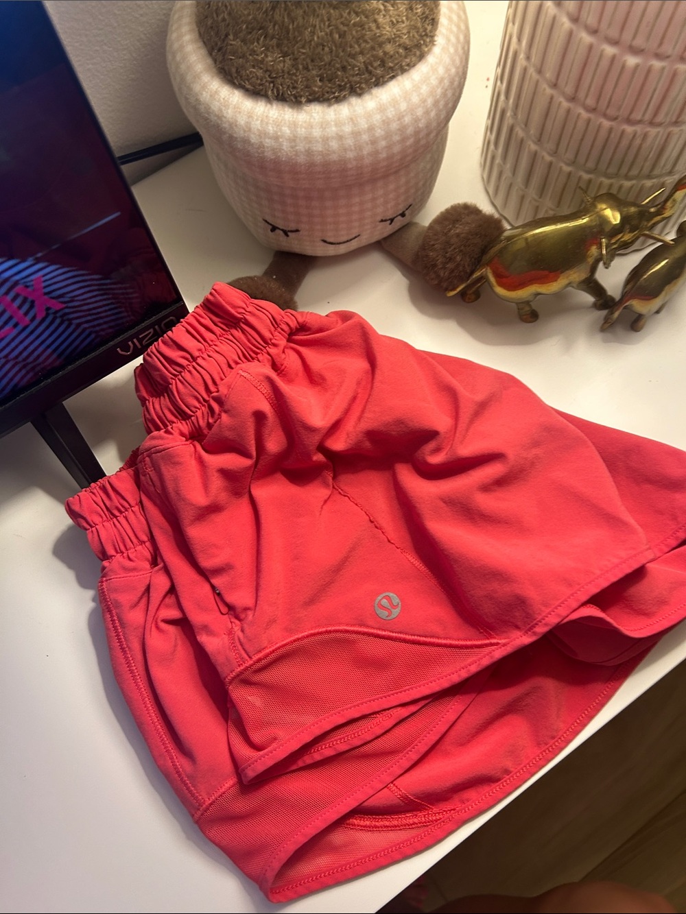 lululemon athletica Coral Athletic Shorts